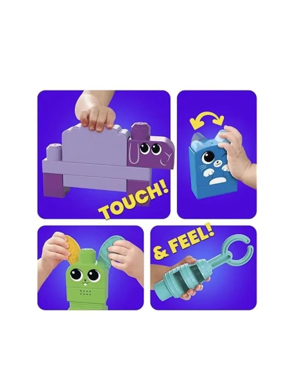 Toddler Baby Building Blocks Musical Sensory Toy Animal Xylophone Nursery Songs